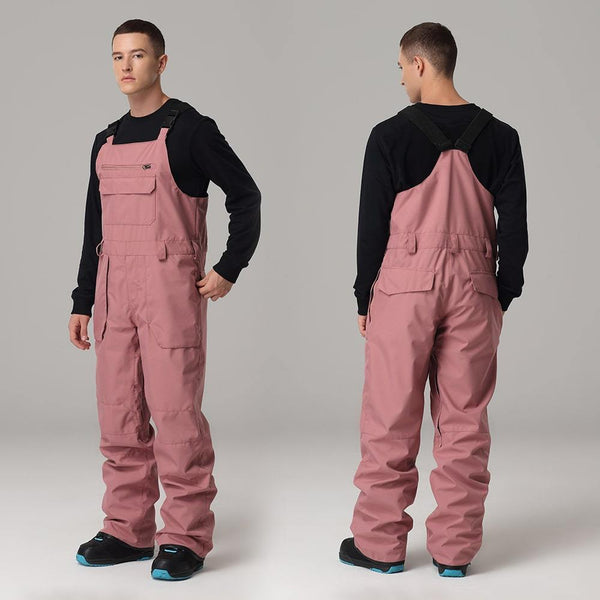 Herren Searipe Mountain Terry Snow Bibs Latzhose Ski Hose Overall