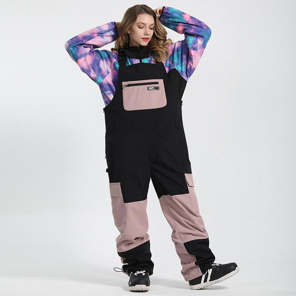 Damen Unisex Gsou Snow Serein Glimmer Outdoor Schnee Bibs Latzhose