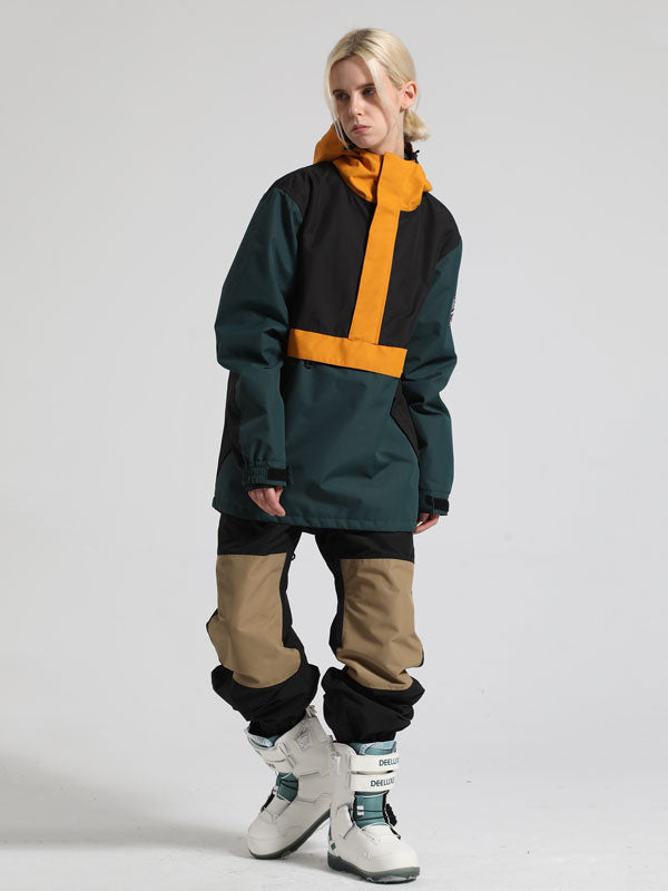 Women's Gsou Snow Winter Messenger Anorak Snow Jacket & Pants Set