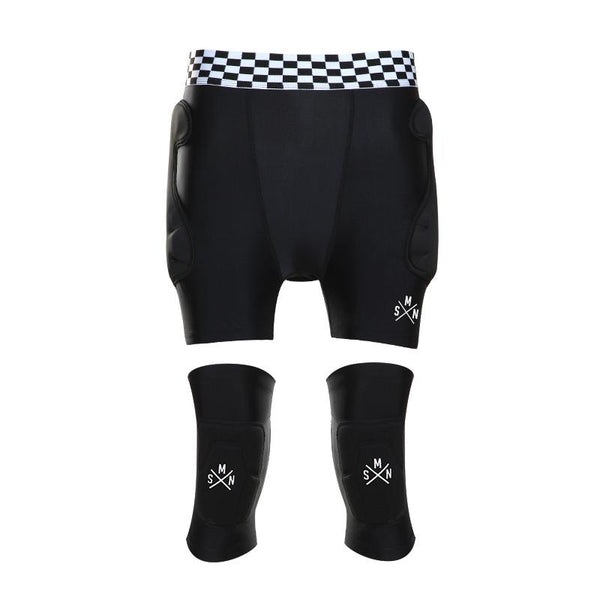 SMN Unisex Undercover Protective Shorts / Knee Pads