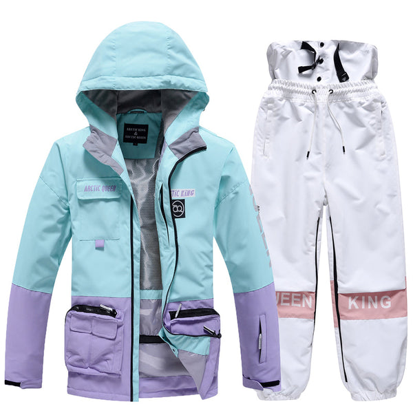 Women's Sportive Unisex Fun Spot Snow Suit