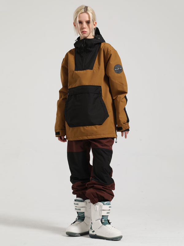 Women's Gsou Snow Mountain Messenger Anorak Snow Jacket & Pants Set