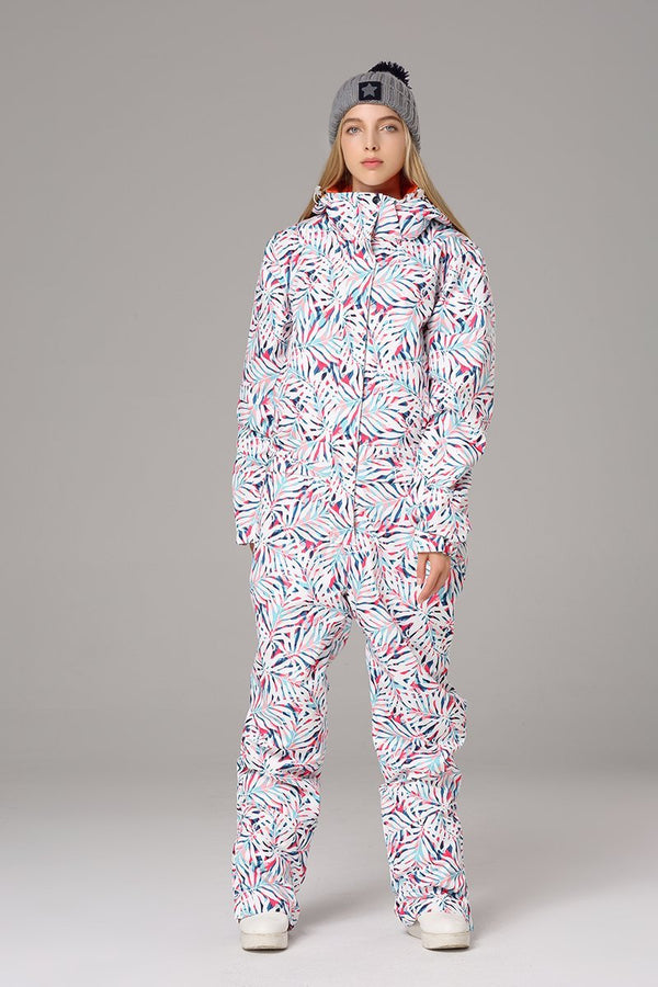 Damen Searipe Bunte Einteiliger Schneeanzug Winter Snowboard Anzug