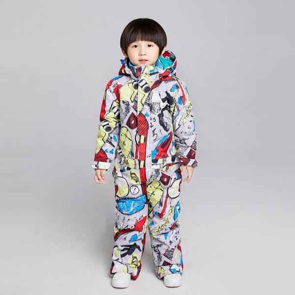 Boys Searipe One Piece Stylish Ski Suits Winter Jumpsuit Snowsuits