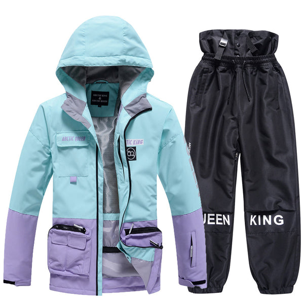 Men's Sportive Unisex Fun Spot Snow Suit