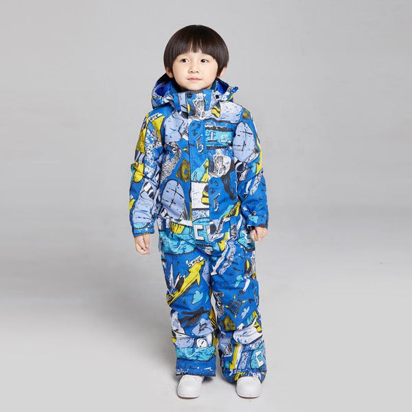 Boys Searipe One Piece Stylish Ski Suits Winter Jumpsuit Snowsuits