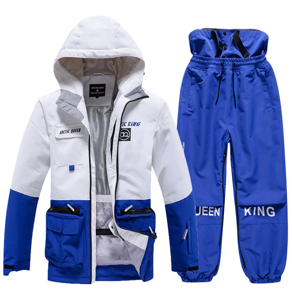Women's Sportive Unisex Fun Spot Snow Suit