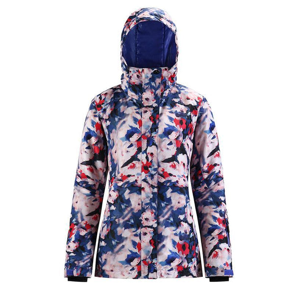 Damen SMN Mountain Fortune Bunte Snowboard Jacke