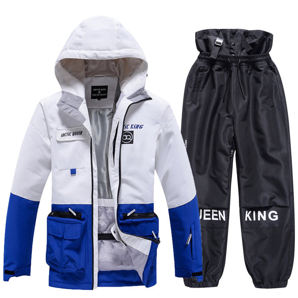 Men's Sportive Unisex Fun Spot Snow Suit