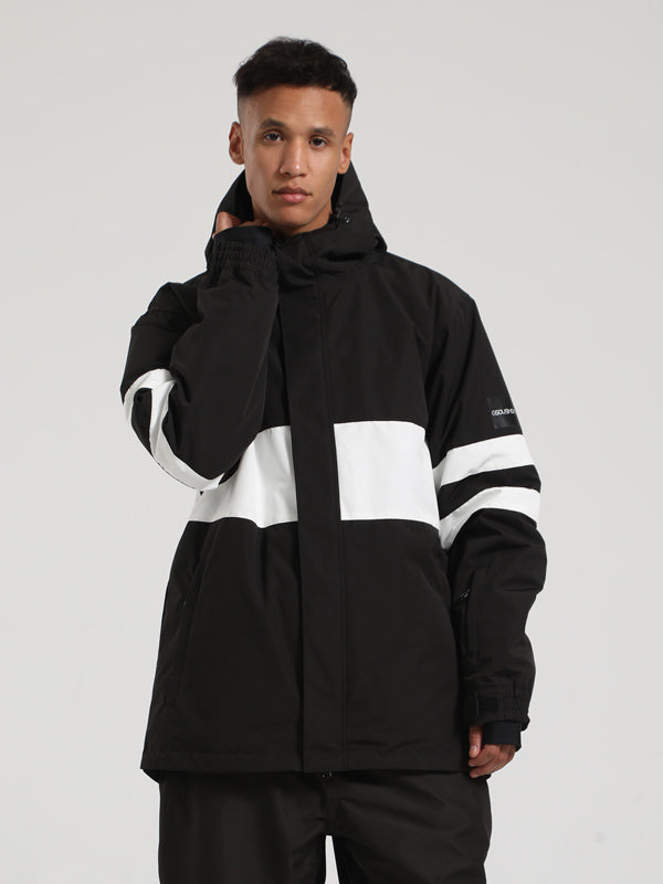 Men's Gsou Snow Light Zone Stripe Snowboard Jacket