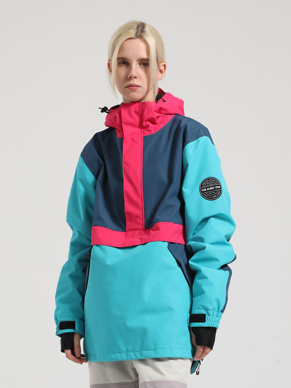 Women's Gsou Snow Winter Messenger Anorak Snow Jacket