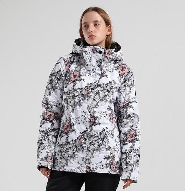 Damen SMN Mountain Freeze Bunte Wasserdicht Winter Snowboard Jacke