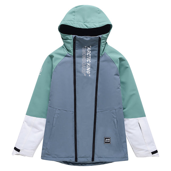 Women's Double Zippers Mountain Discover Snow Jackets