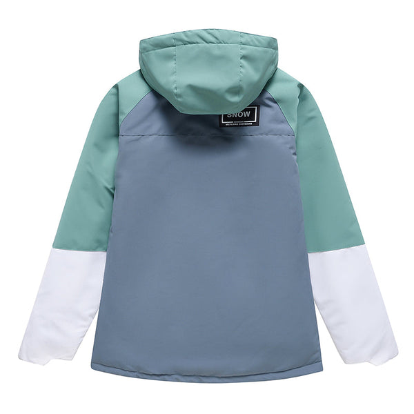 Men's Double Zippers Mountain Discover Snow Jackets