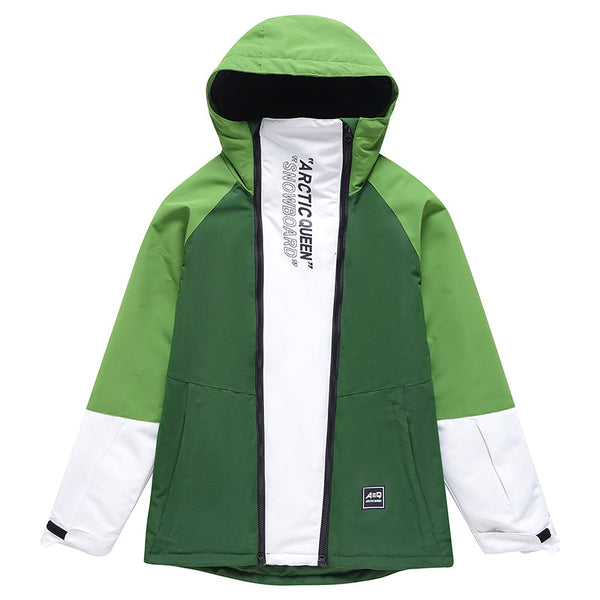 Women's Double Zippers Mountain Discover Snow Jackets