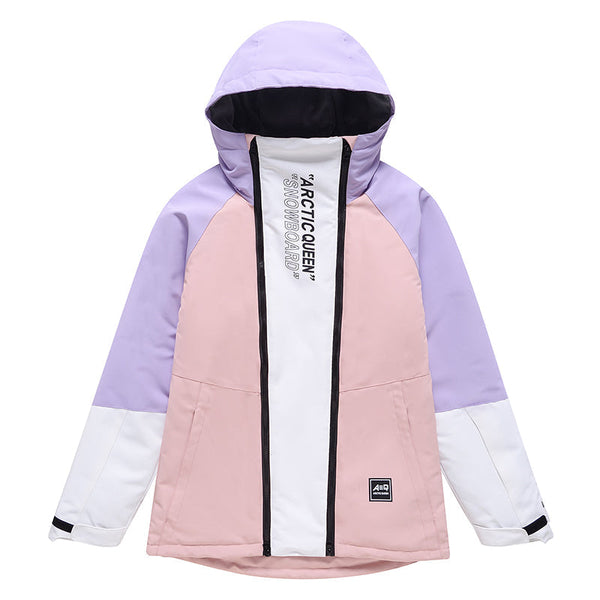 Women's Double Zippers Mountain Discover Snow Jackets