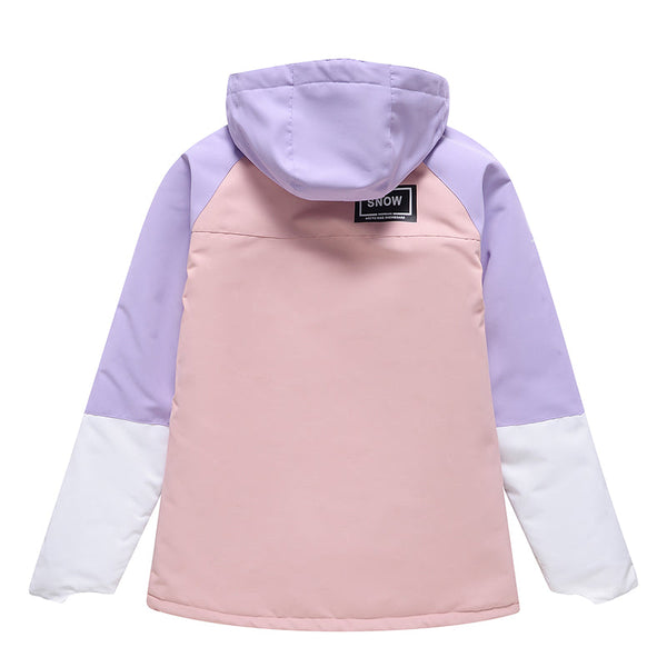 Women's Double Zippers Mountain Discover Snow Jackets