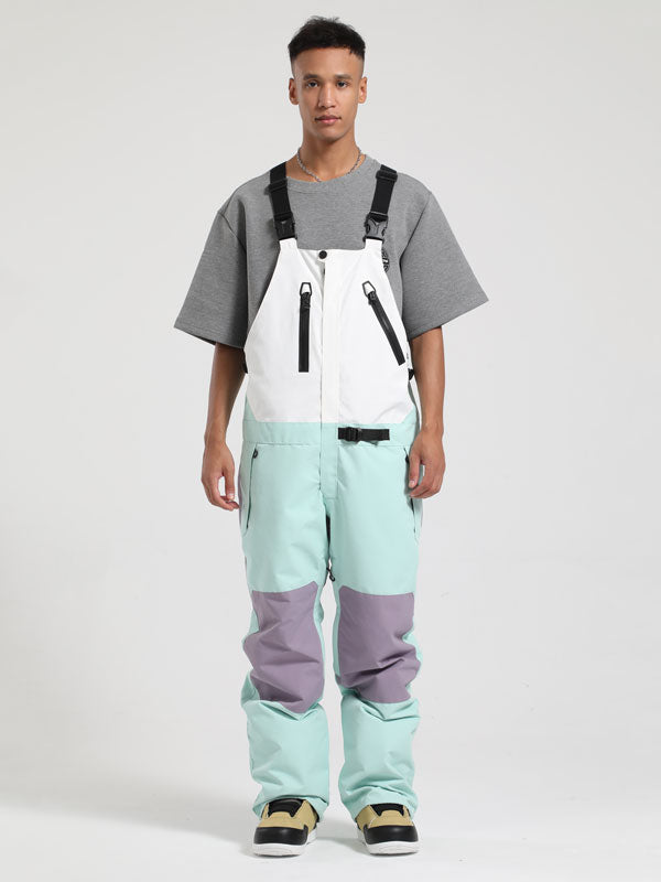 Men's Gsou Snow Block Snow Bibs Pants