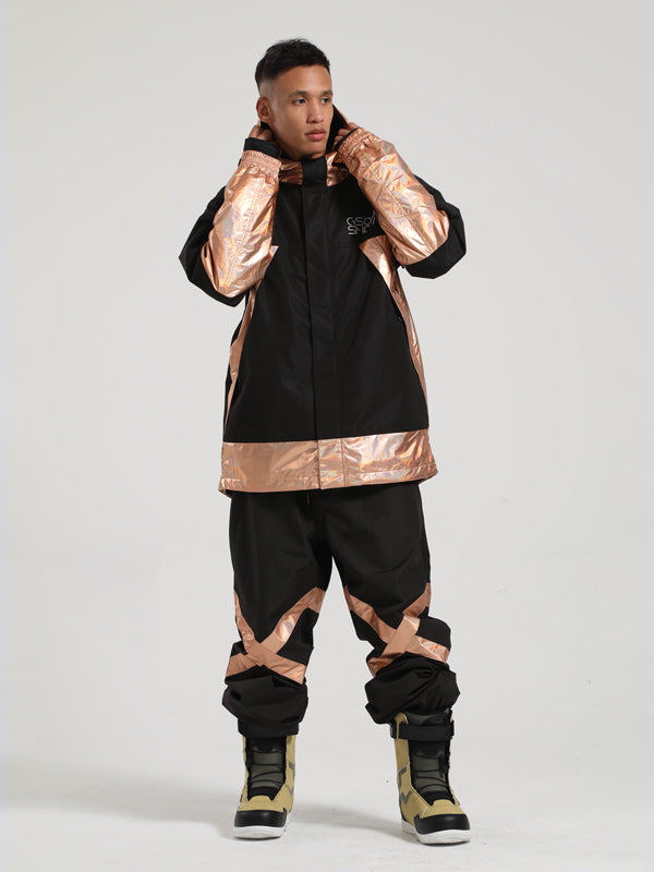 Men's Gsou Snow Glowing Snow Jacket & Pants Sets