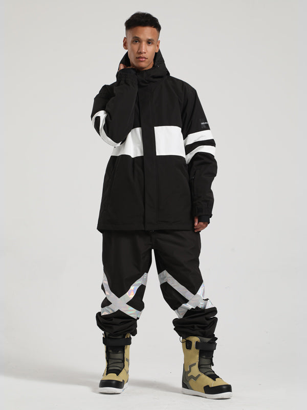 Men's Gsou Snow Light Zone Stripe Snow Jacket & Pants