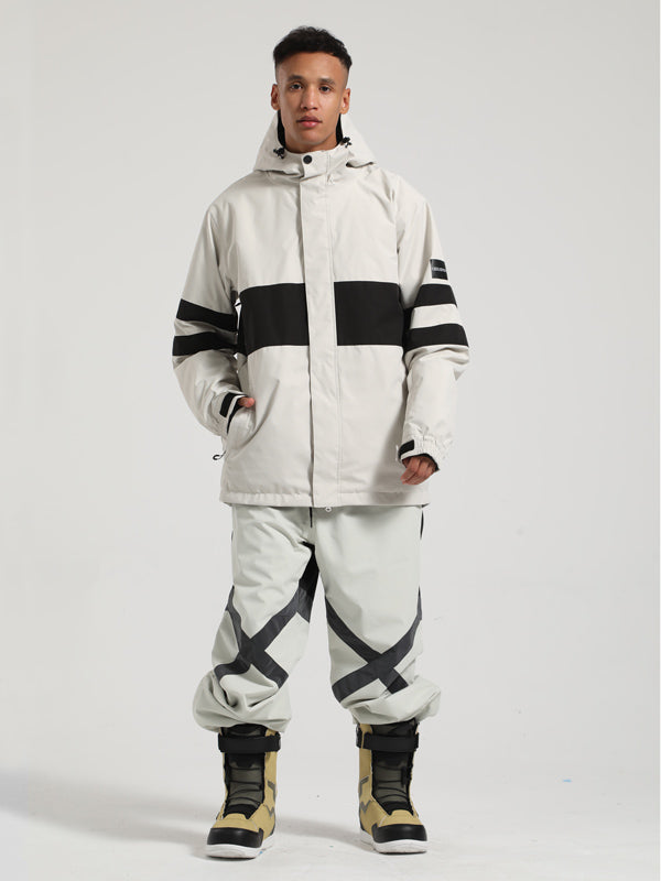 Men's Gsou Snow Light Zone Stripe Snow Jacket & Pants