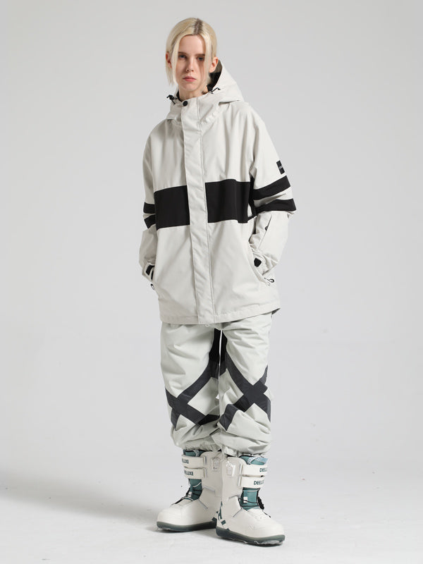 Women's Gsou Snow Light Zone Stripe Snow Jacket & Pants