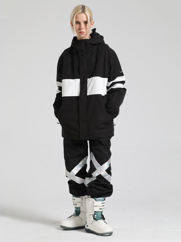 Women's Gsou Snow Light Zone Stripe Snow Jacket & Pants