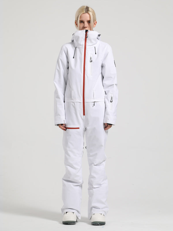 Women's Gsou Snow Mountain Queen Icon One Piece Snowsuit