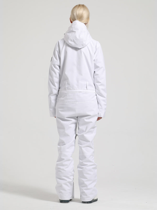 Women's Gsou Snow Mountain Queen Icon One Piece Snowsuit