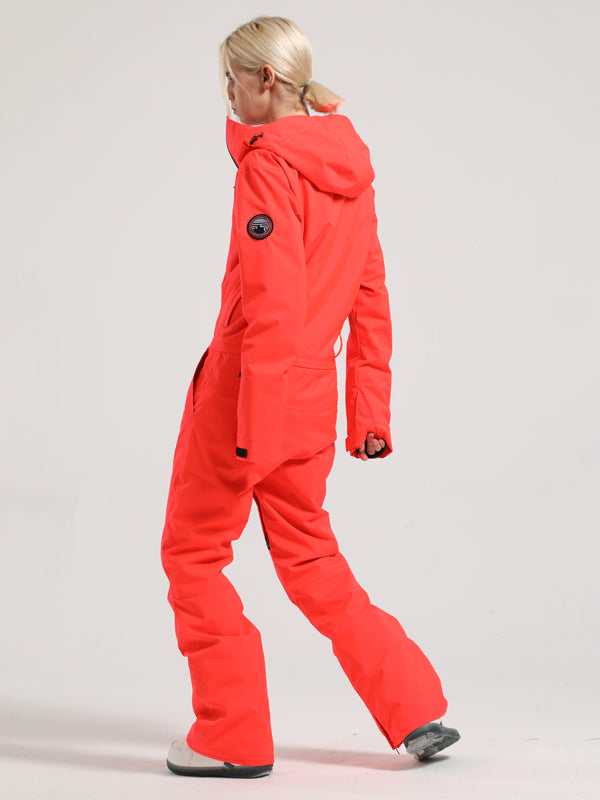Women's Gsou Snow Mountain Queen Icon One Piece Snowsuit