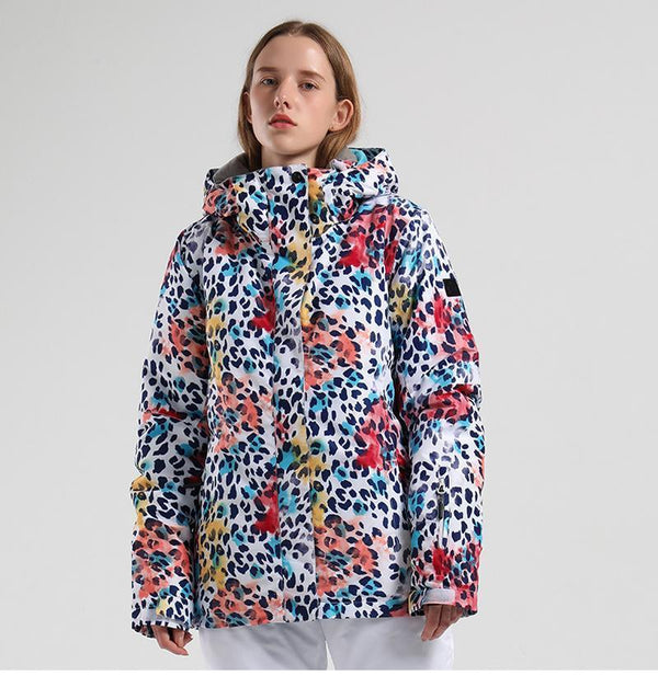 Damen SMN Great Ocean Blue Wasserdicht Ski Jacke