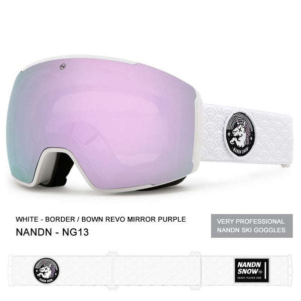 Nandn Unisex Optics Winter Snow Sports Snowboard Frameless Ski Goggles