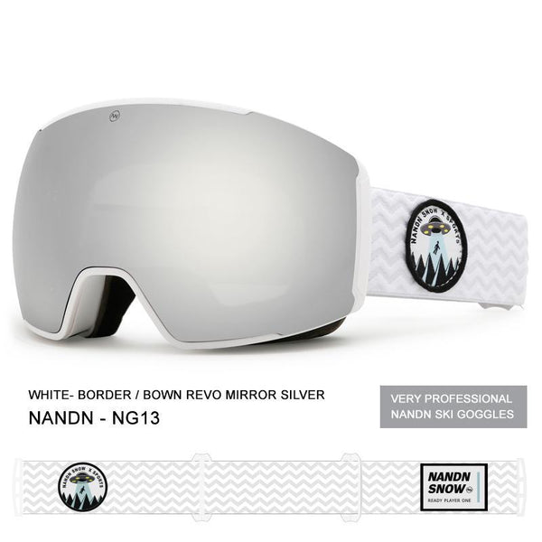 Nandn Unisex Optics Winter Snow Sports Snowboard Frameless Ski Goggles