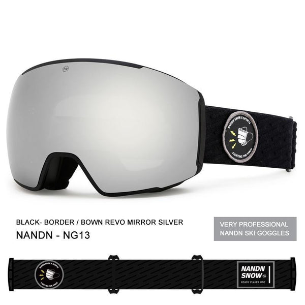 Nandn Unisex Optics Winter Snow Sports Snowboard Frameless Ski Goggles