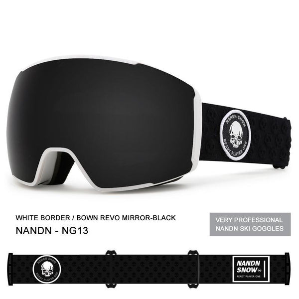 Nandn Unisex Optics Winter Snow Sports Snowboard Frameless Ski Goggles