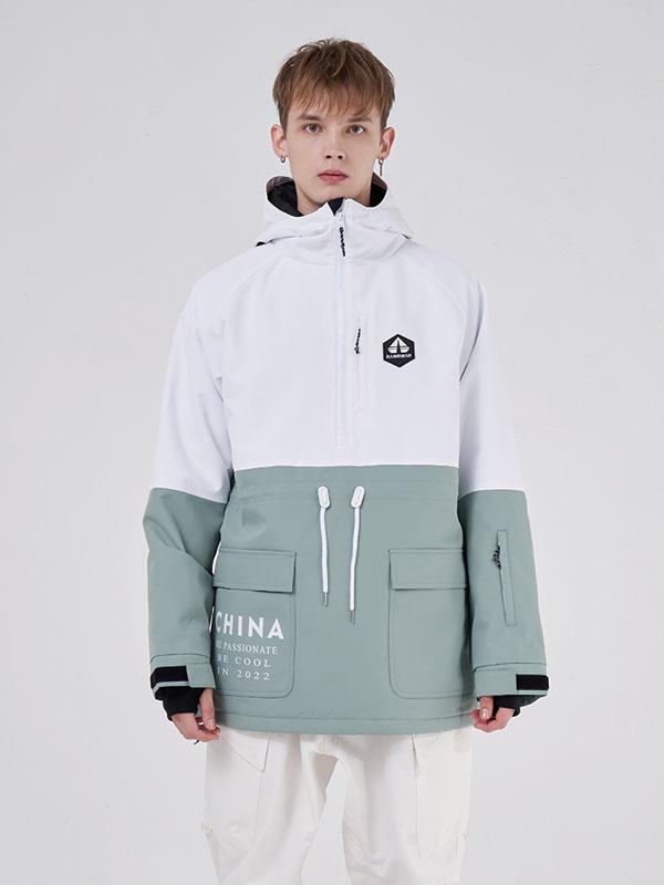 Men's RAWRWAR Winter Infinity Colorblock Parka Snow Jacket