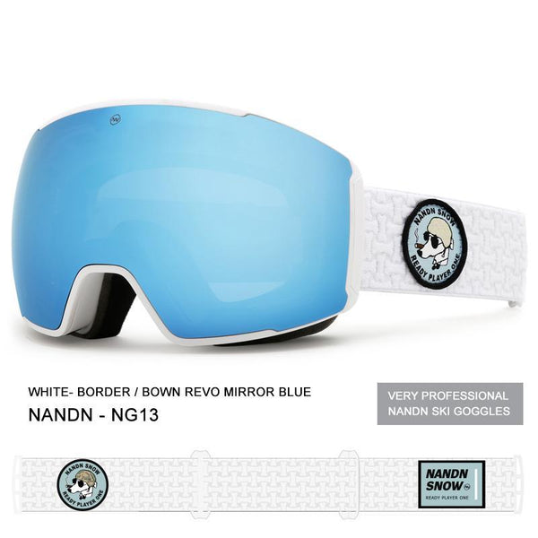 Nandn Unisex Optics Winter Snow Sports Snowboard Frameless Ski Goggles