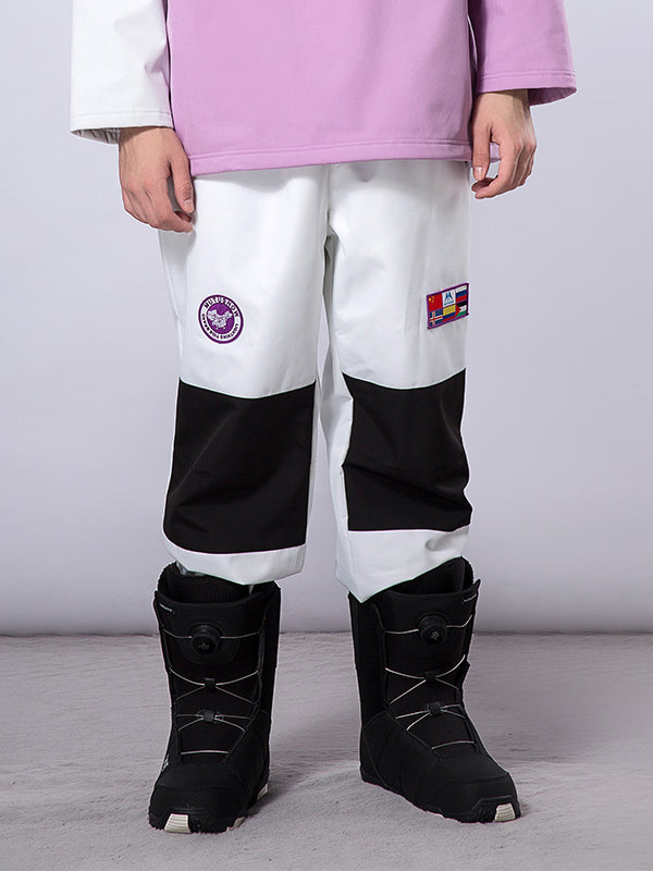 Women's RAWRWAR Flag Elastic Snowboard Pants
