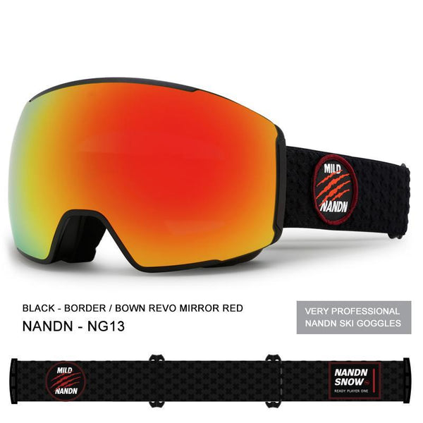 Nandn Unisex Optics Winter Snow Sports Snowboard Frameless Ski Goggles