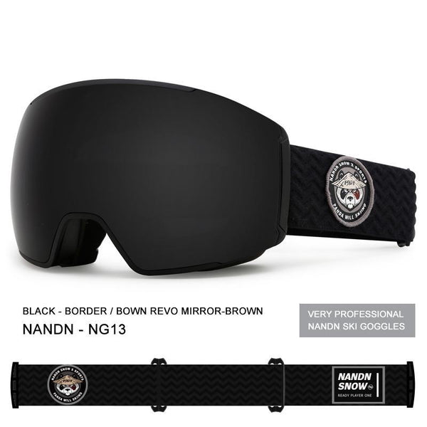 Nandn Unisex Optics Winter Snow Sports Snowboard Frameless Ski Goggles