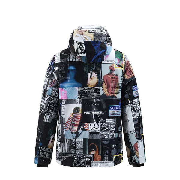 Men's SMN Winter Urban Fashion Freestyle Ski Snowboard Jacket