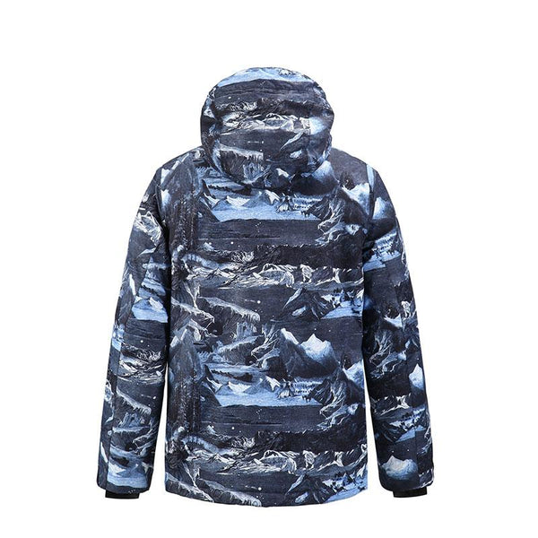 Men's SMN Winter Mountain Snow Shred Freestyle Ski Snowboard Jacket - Snowverb