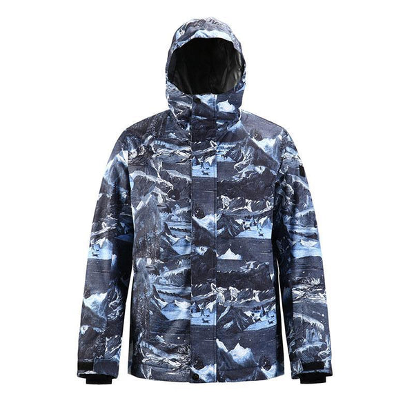 Men's SMN Winter Mountain Snow Shred Freestyle Ski Snowboard Jacket - Snowverb