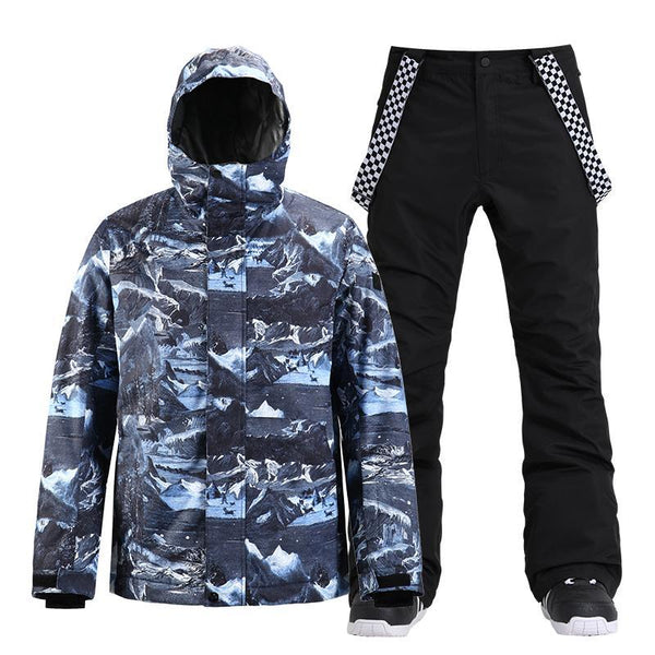 Herren SMN Berg Snow Shred Freistil Zweiteiliger Schneeanzug