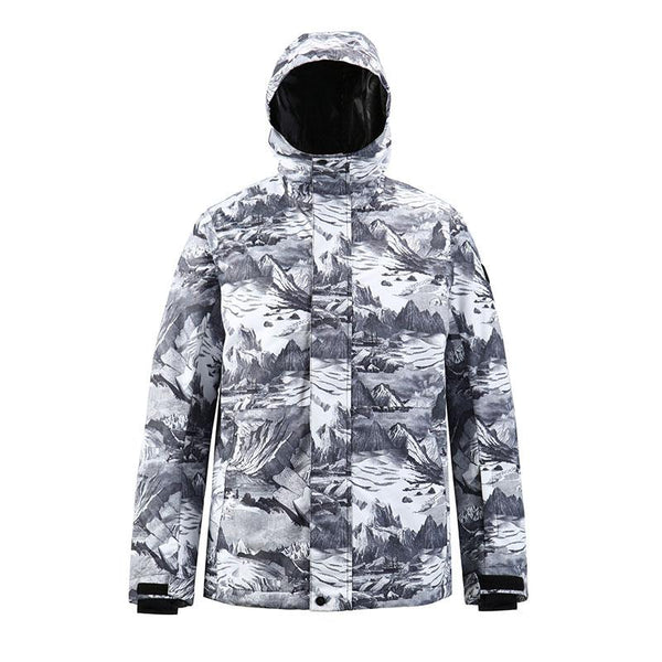 Men's SMN Winter Mountain Snow Shred Freestyle Ski Snowboard Jacket - Snowverb
