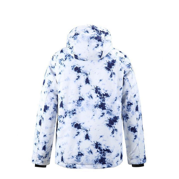 Men's SMN Winter Mountain Snowflake Freestyle Ski Snowboard Jacket - Snowverb
