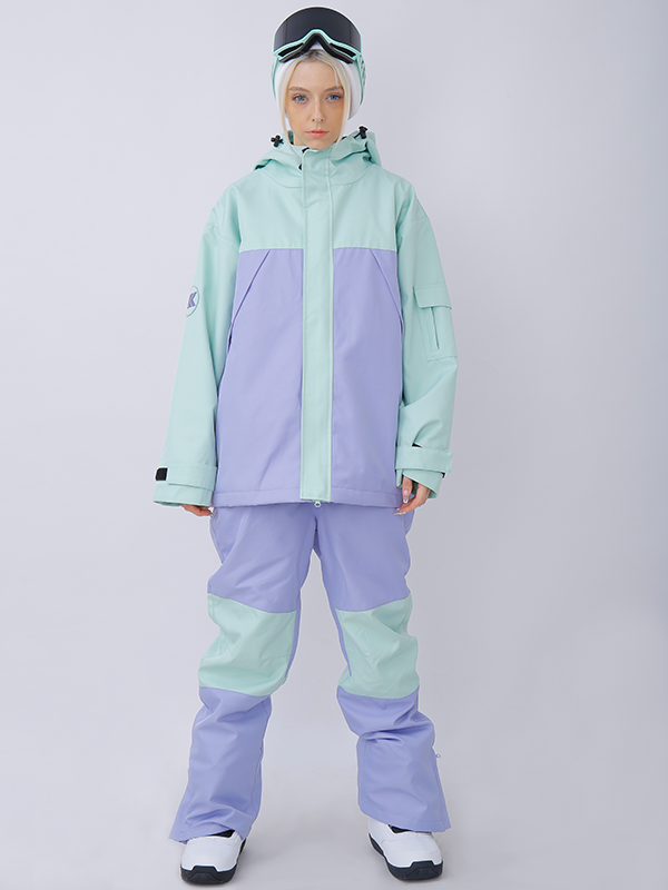 Snowshred Alpine Ranger Colorblock-Schneeanzüge für Damen