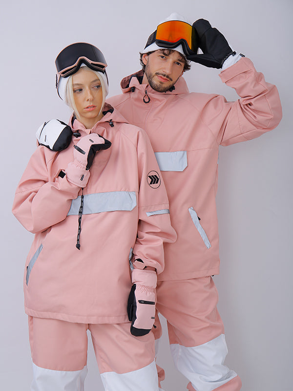 Men's snowshred Alpine Colorblock Anorak Snow Jacket