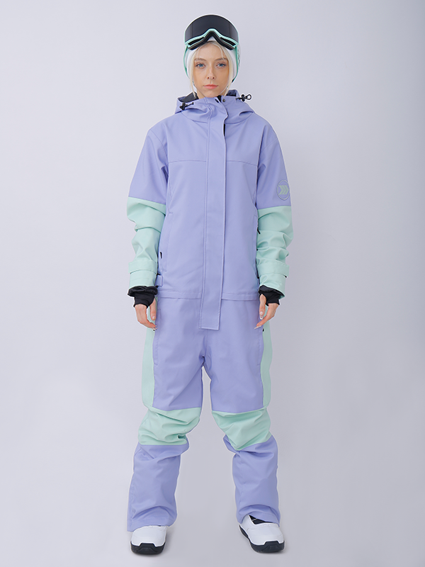 Women's snowshred Alpine Ranger Colorblock One Piece Snowsuit