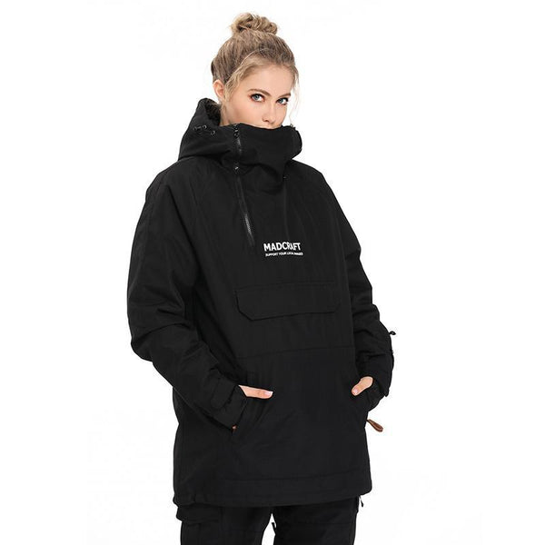 Women's Mad Craft Snow Tech Unisex Pullover Waterproof Snow Hoodie